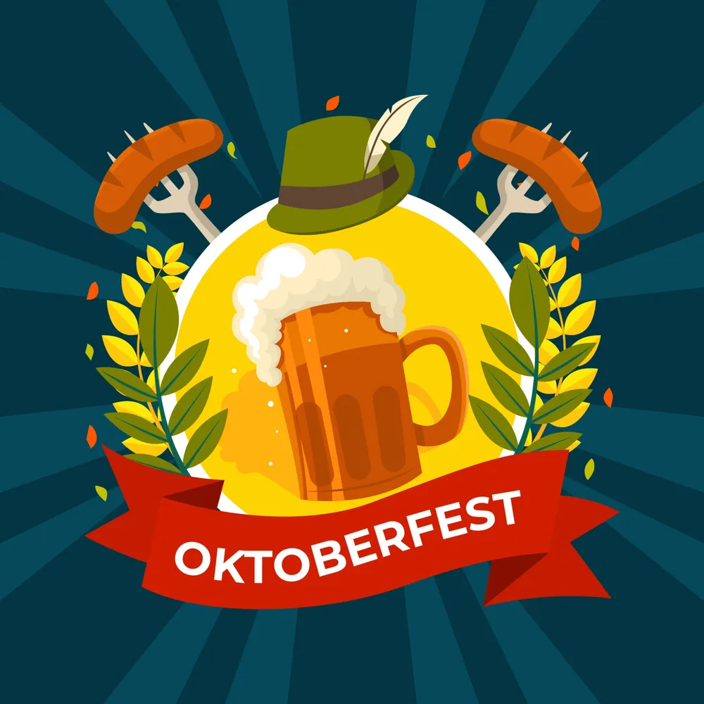 快乐啤酒节背景预览图 Happy Oktoberfest Day Background
