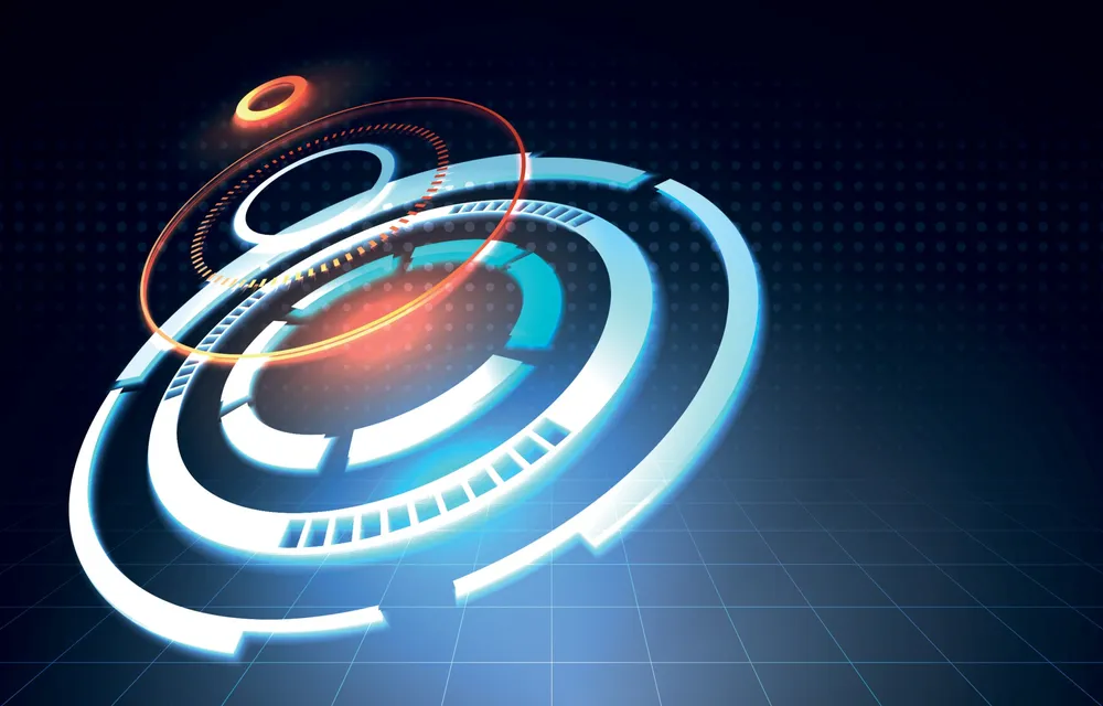 渐变技术背景预览图 Gradient Technology Background