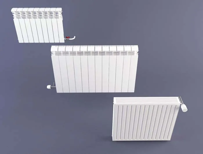 不同型号的散热器3D模型预览图1