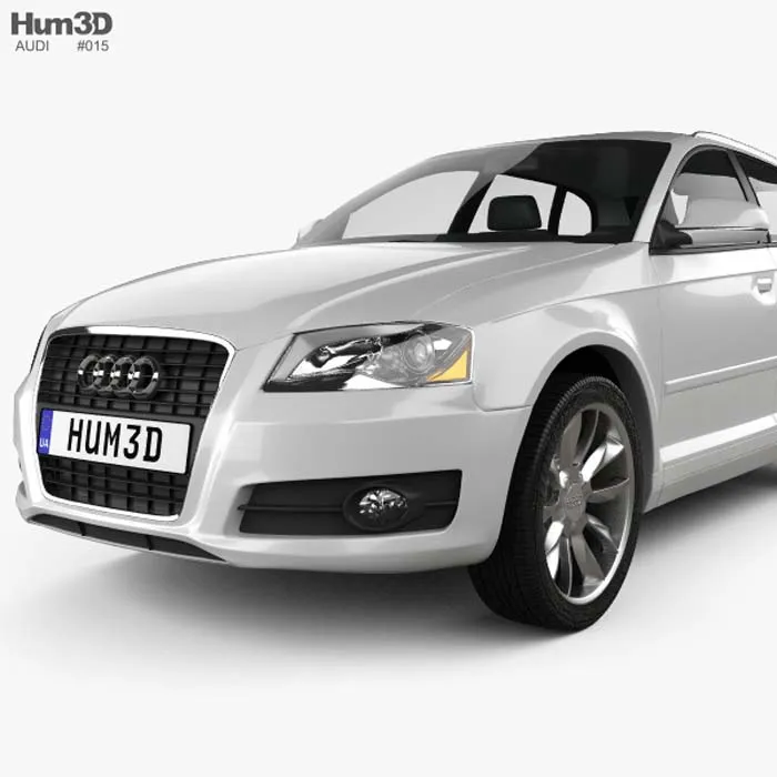 奥迪Audi A3 Sportback 2011 汽车3D/C4D模型预览图7