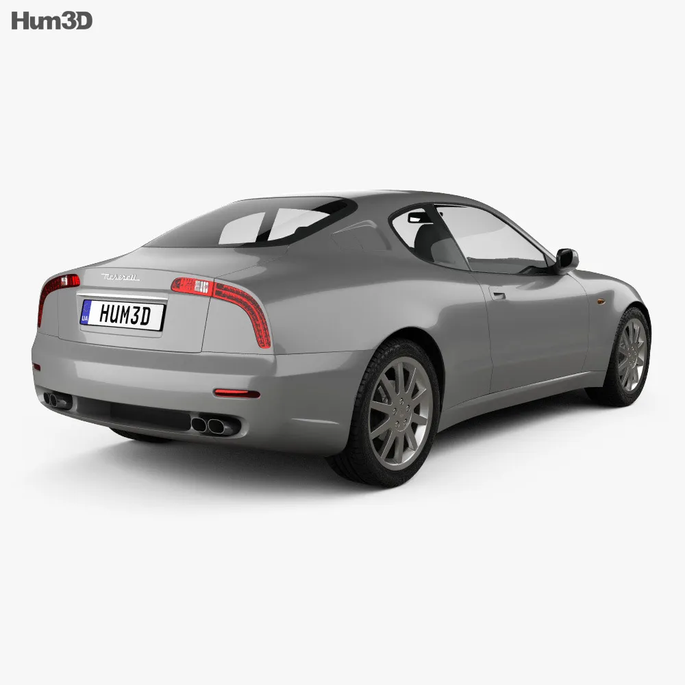 玛莎拉蒂Maserati 3200 GT 1998 3D模型预览图1