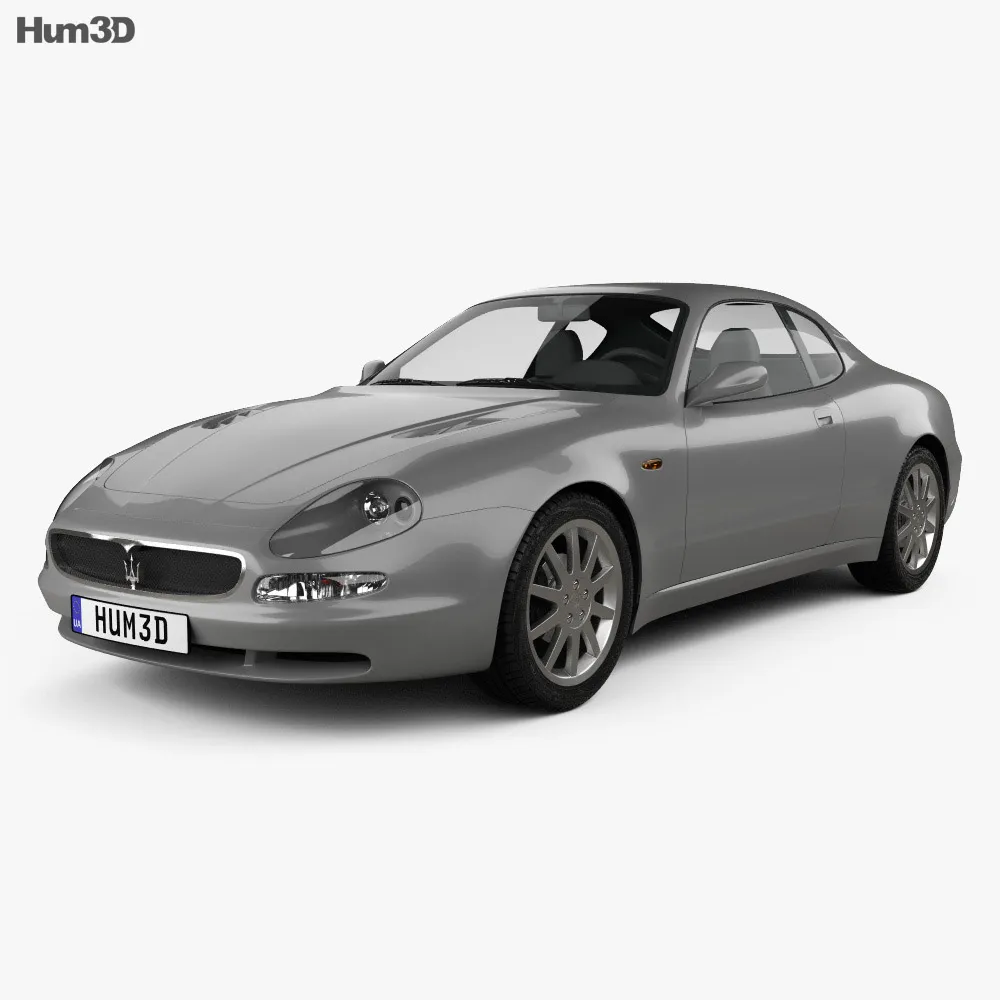 玛莎拉蒂Maserati 3200 GT 1998 3D模型预览图