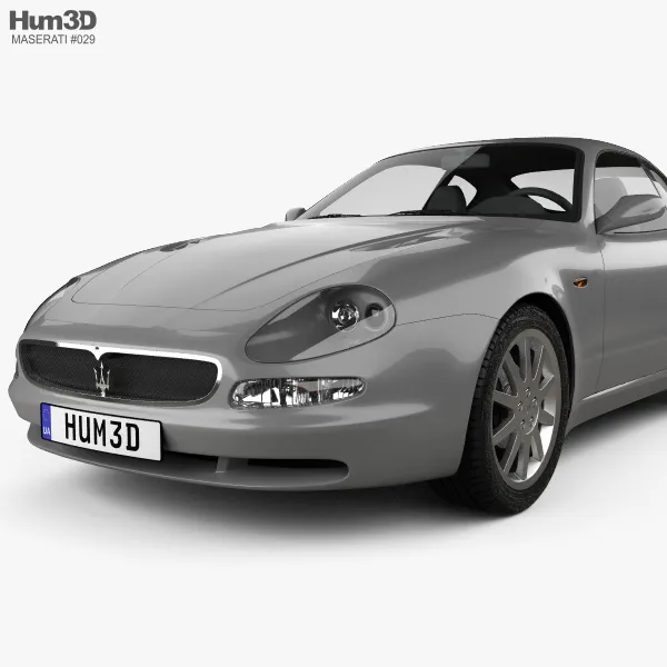 玛莎拉蒂Maserati 3200 GT 1998 3D模型预览图5