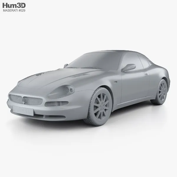 玛莎拉蒂Maserati 3200 GT 1998 3D模型预览图10