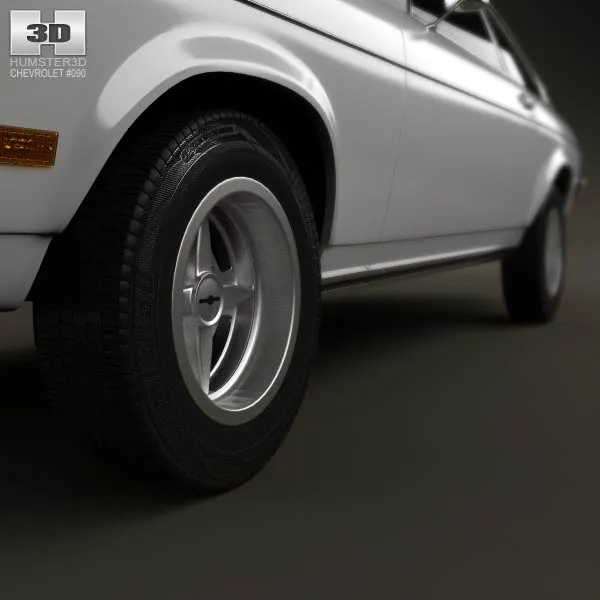 雪佛兰Vega掀背车1971轿车3D/C4D模型预览图6