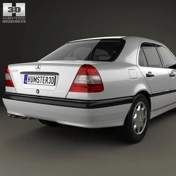 梅赛德斯-奔驰 C-Class (W202) sedan 1997 3D模型预览图6