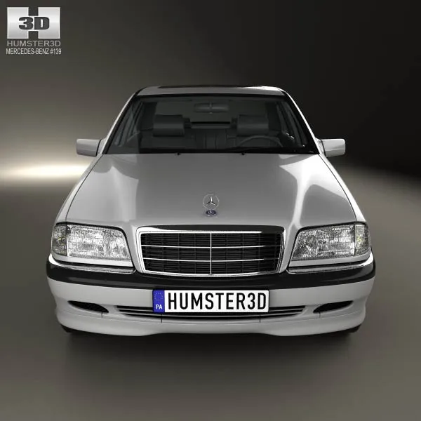 梅赛德斯-奔驰 C-Class (W202) sedan 1997 3D模型预览图9