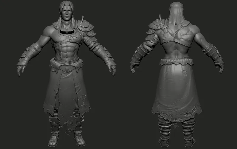Viking Broly人物角色3D模型预览图6