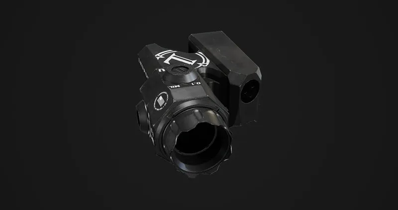Leupold D-EVO瞄准镜3D模型预览图1