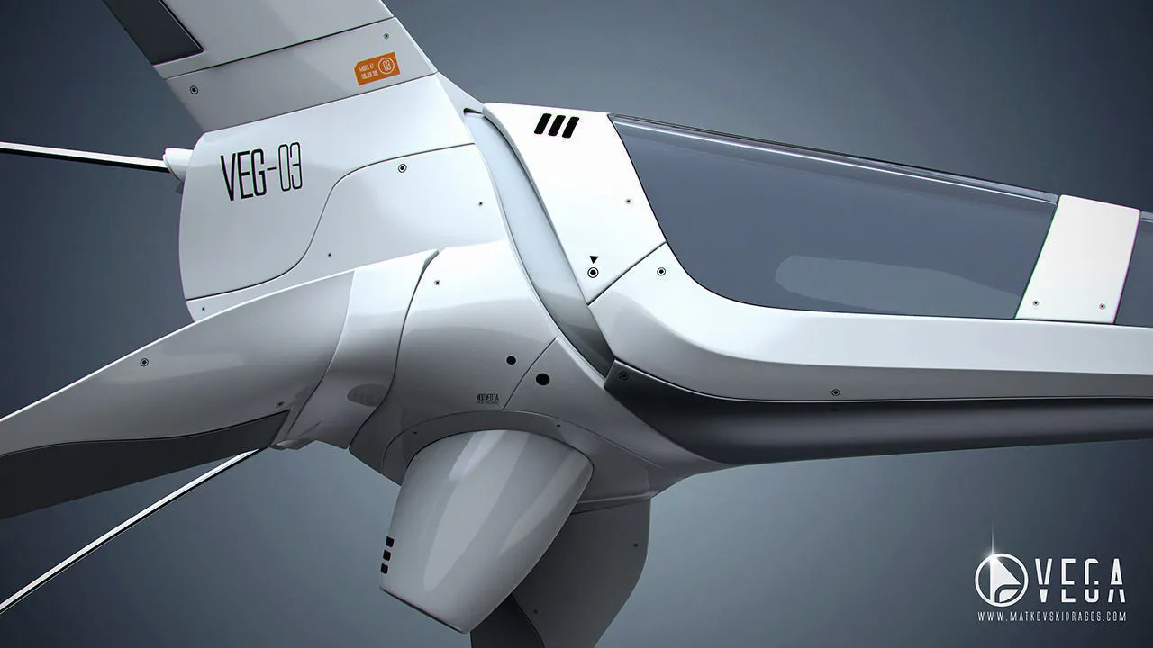VEGA（星际旅行社）宇宙飞船3D模型预览图2