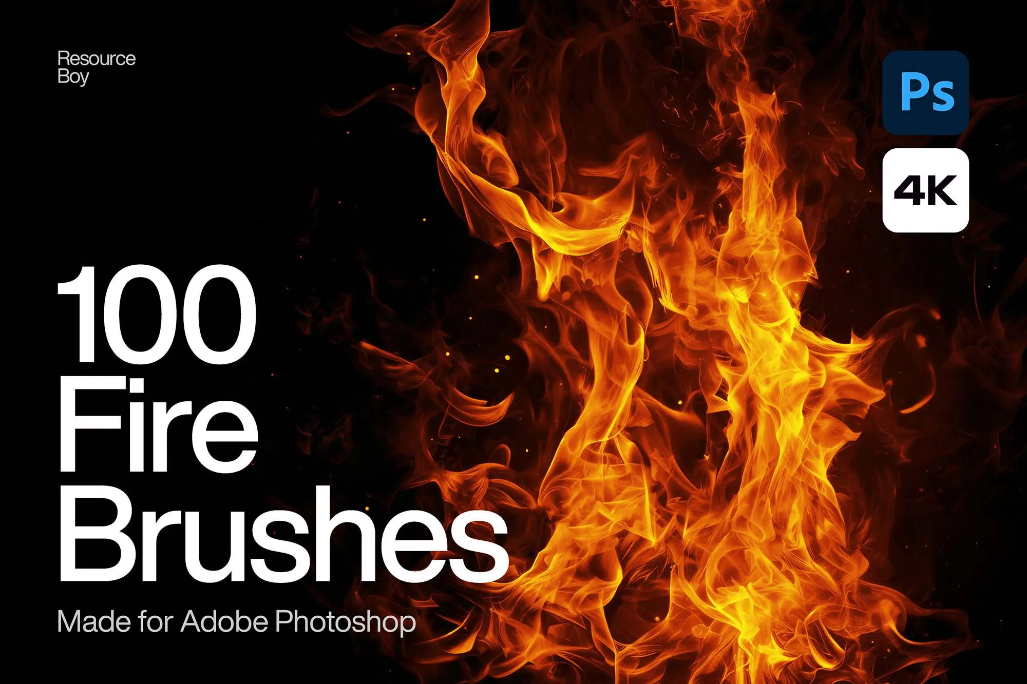 熊熊火焰photoshop笔刷预览图