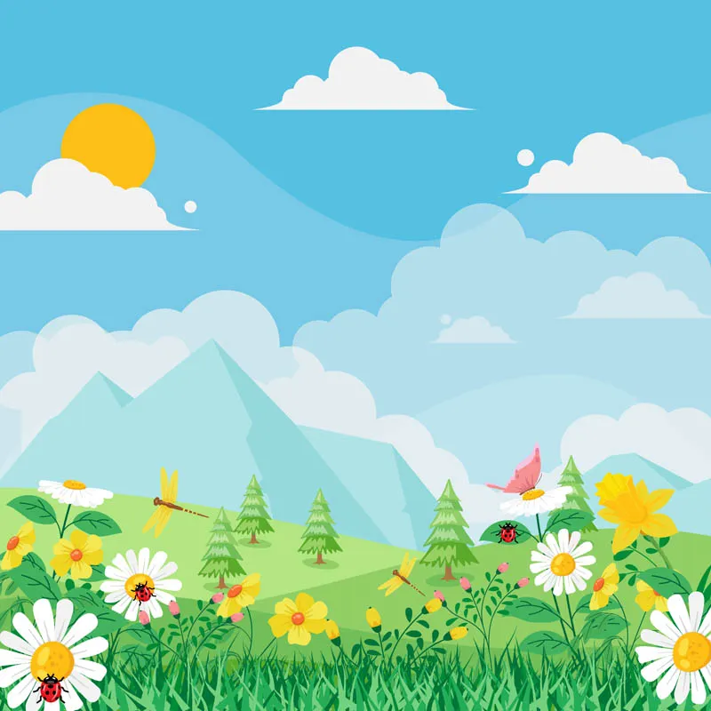 Spring Landscape Background