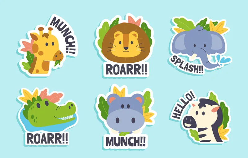 World Wildlife Sticker Collections