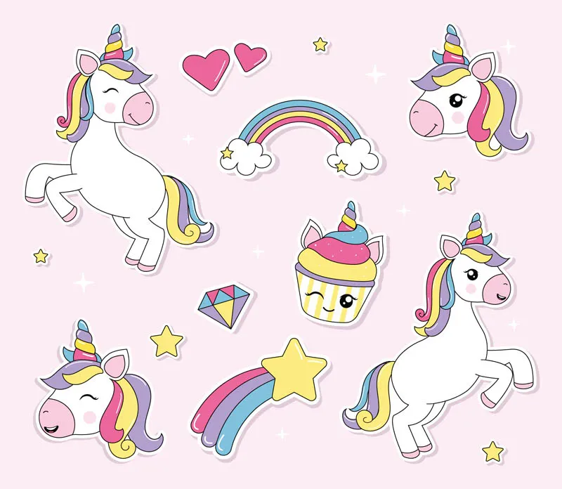 Cute Unicorn Sticker Pack