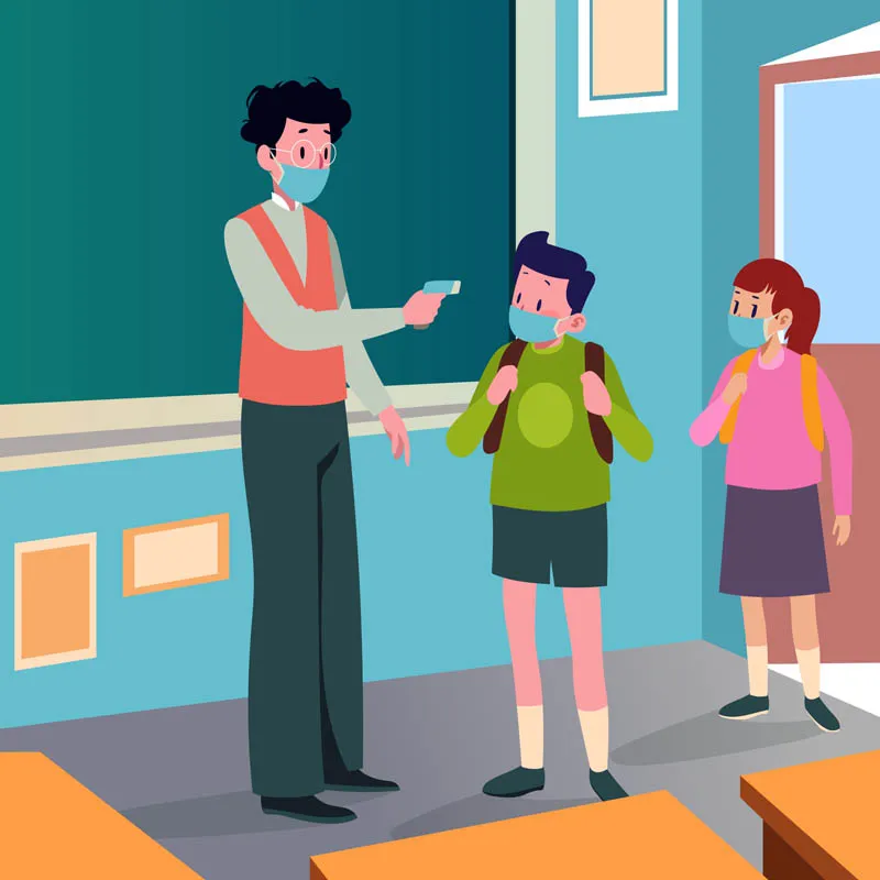 Back To School With New Normal Concept