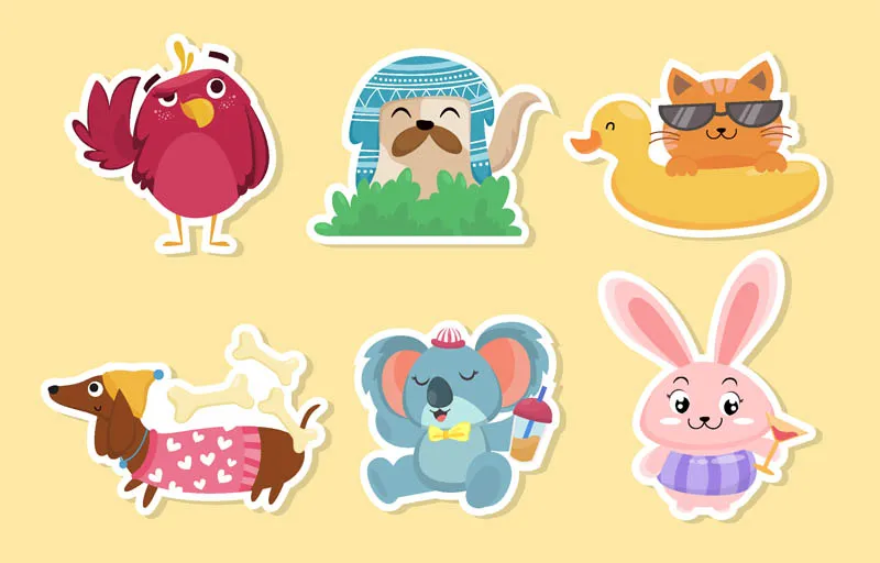Cute Pets Sticker