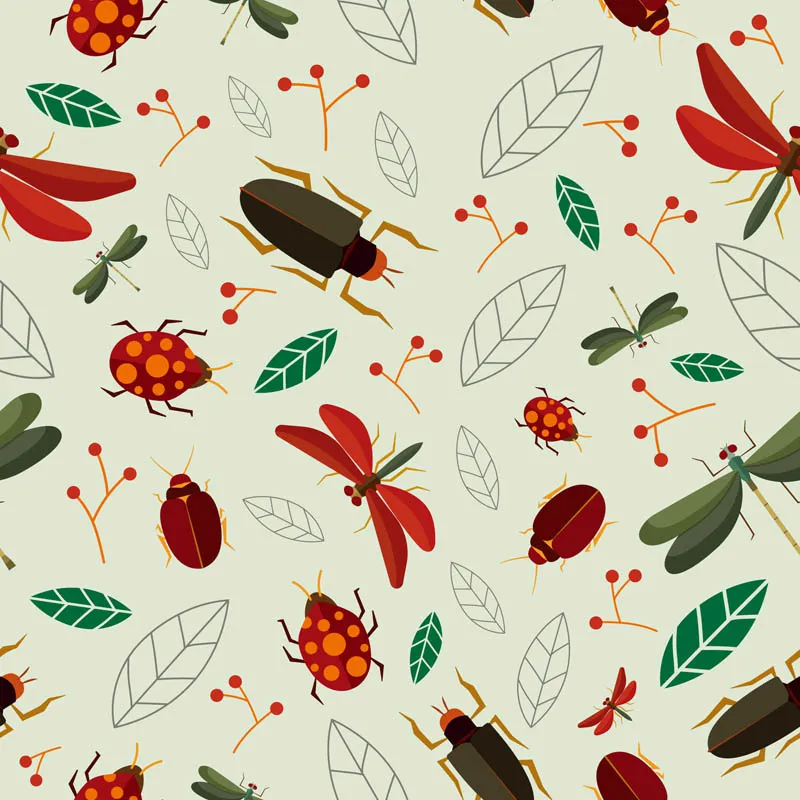 Bugs Seamless Pattern