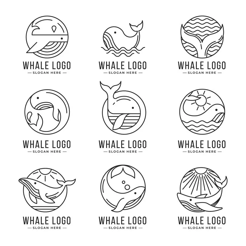 Whale Logo Collcetion