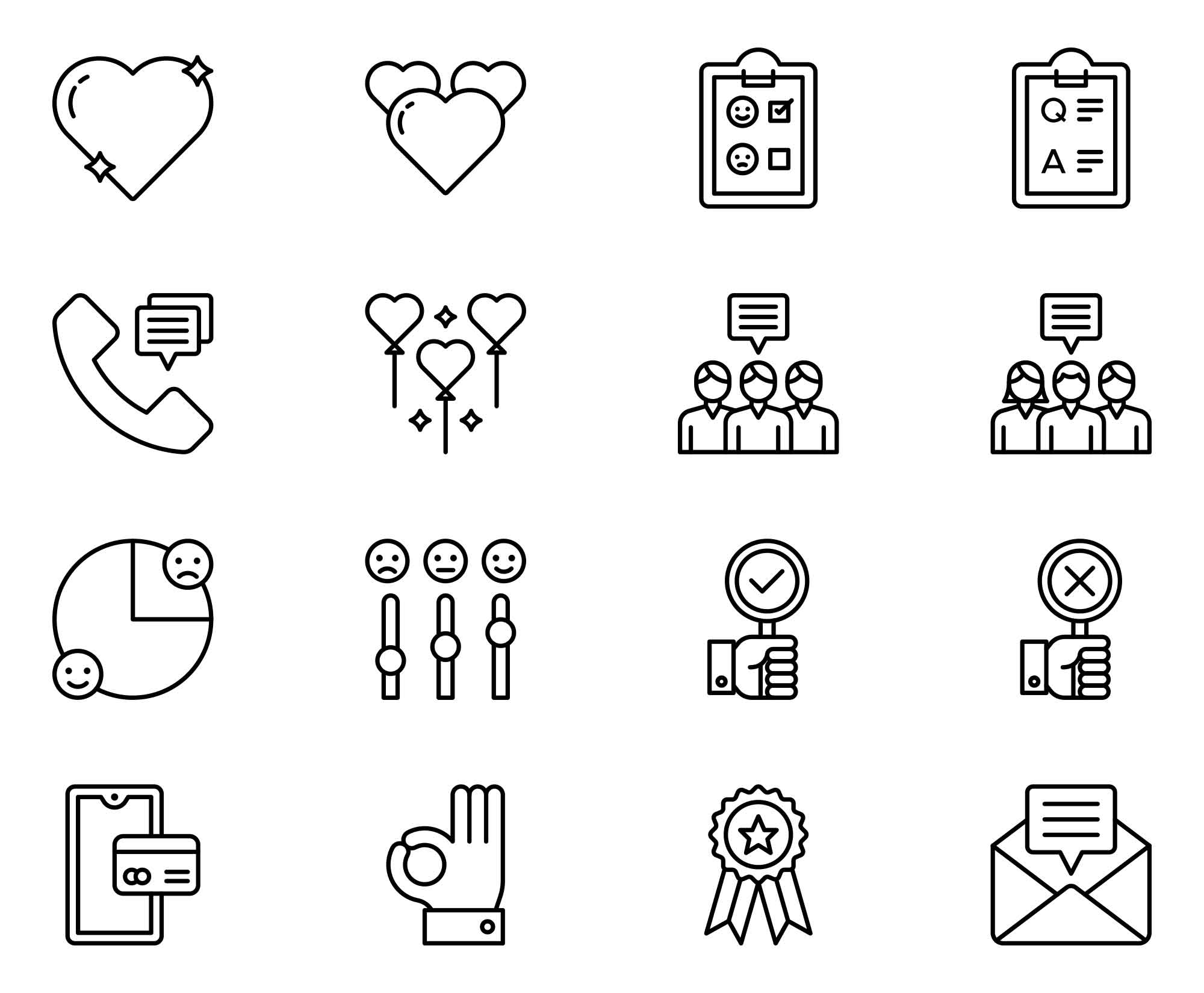 Customer Review Icons