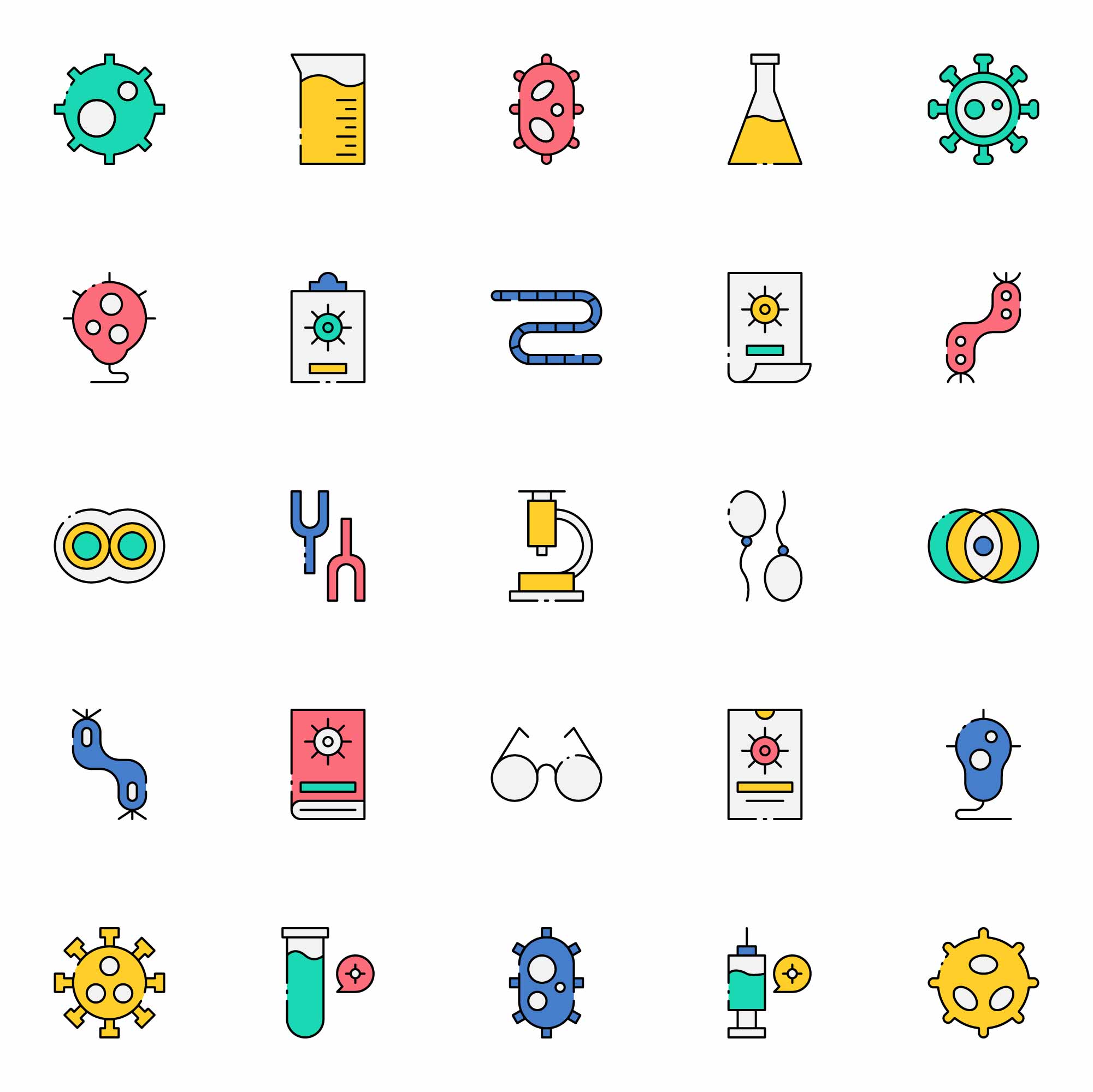 Microbiology Icons