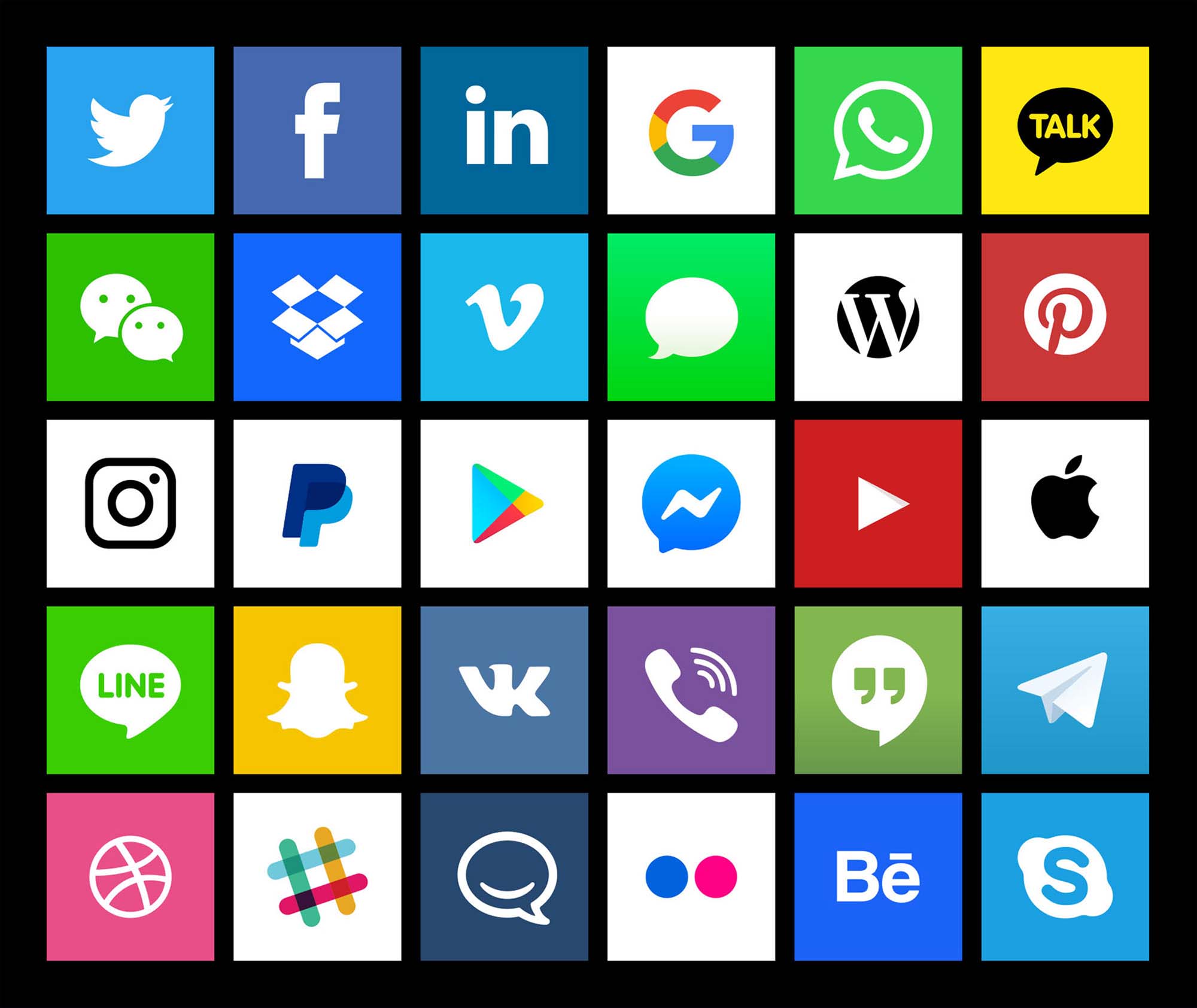 Social Media Vector Icons 2