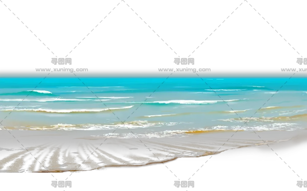 海滩透明背景pNG免抠图片|分辨率：2953×1837像素预览图