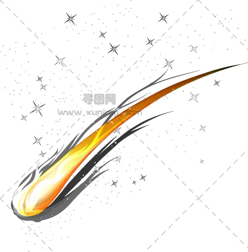 流星透明背景pNG免抠图片|分辨率：500×508像素预览图