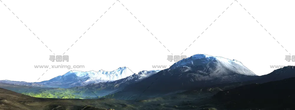 山透明背景pNG免抠图片|分辨率：3200×1200像素预览图