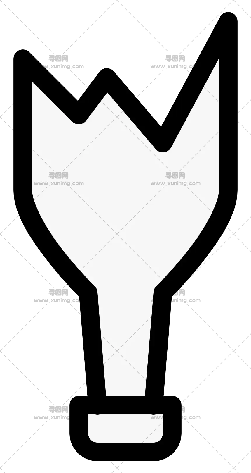 破碎瓶子 PNG 免抠图片|分辨率：860×1617像素预览图