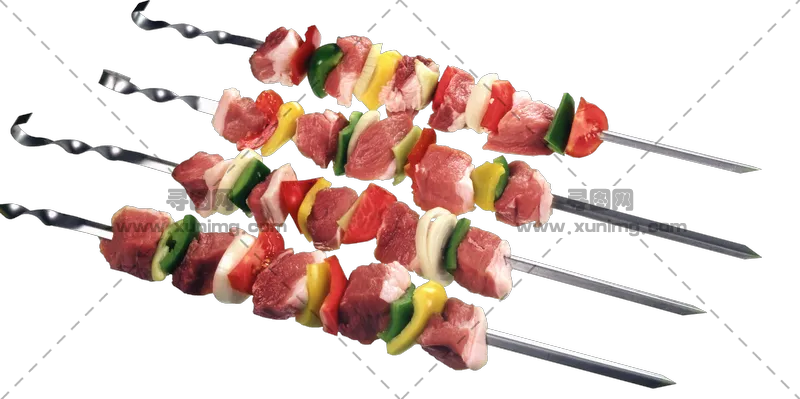 烤肉串（Shashlik）PNG免抠图片|分辨率：5650×2820像素预览图
