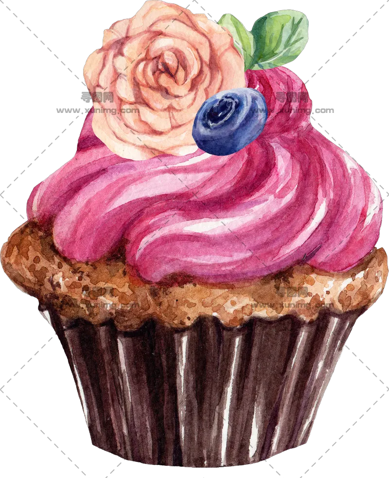 玛芬蛋糕（muffin）PNG免抠图片|分辨率：2906×3566像素预览图
