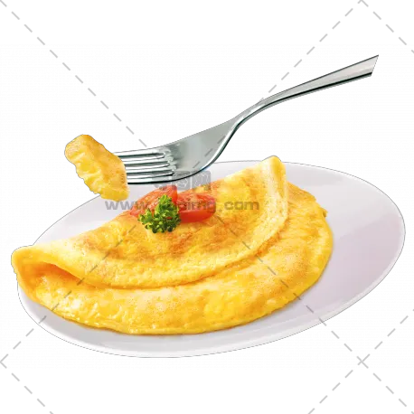 煎蛋饼（Omelette）PNG免抠图片|分辨率：458×458像素预览图
