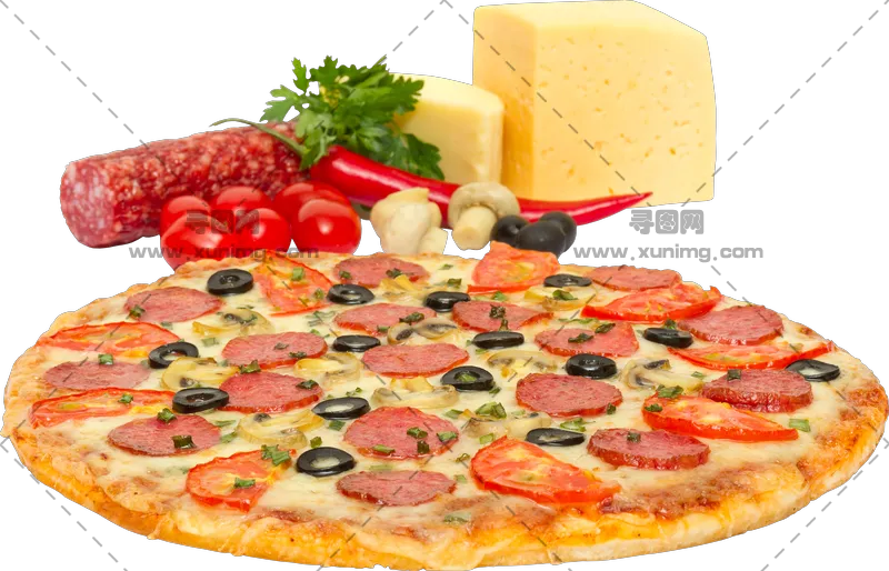 披萨（Pizza）PNG免抠图片|分辨率：4681×3008像素预览图