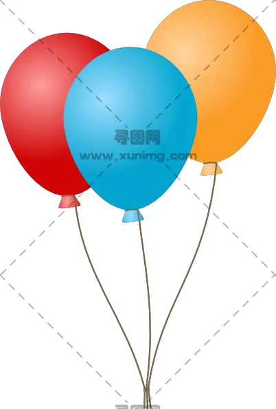 彩色气球PNG图片,气球图片|分辨率：900×900预览图