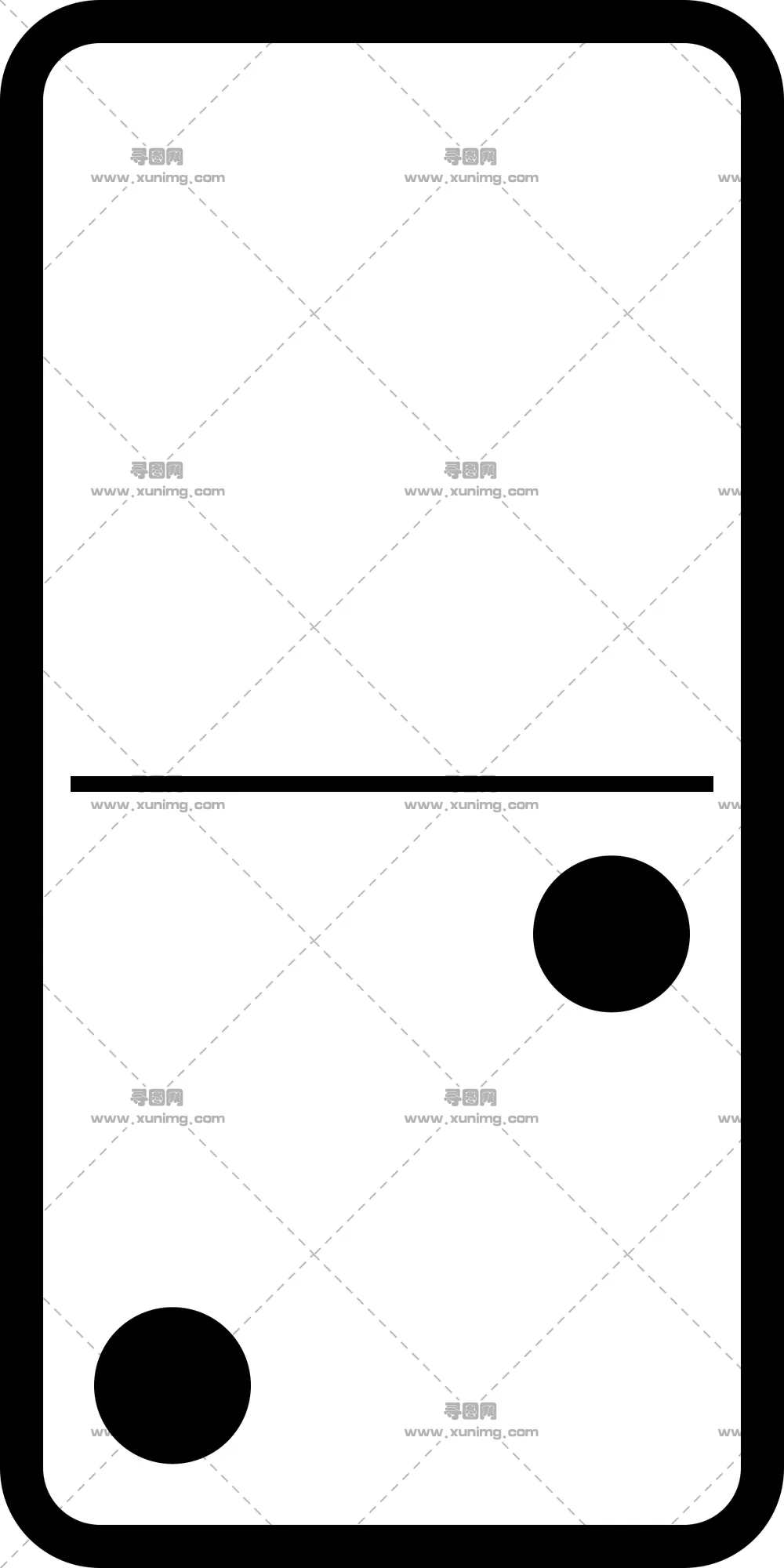 多米诺骨牌PNG免抠图像|分辨率：1200×2400预览图