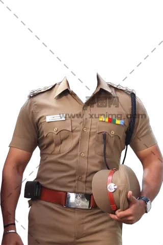 警察制服边框pNG免抠图片|分辨率:320×480预览图