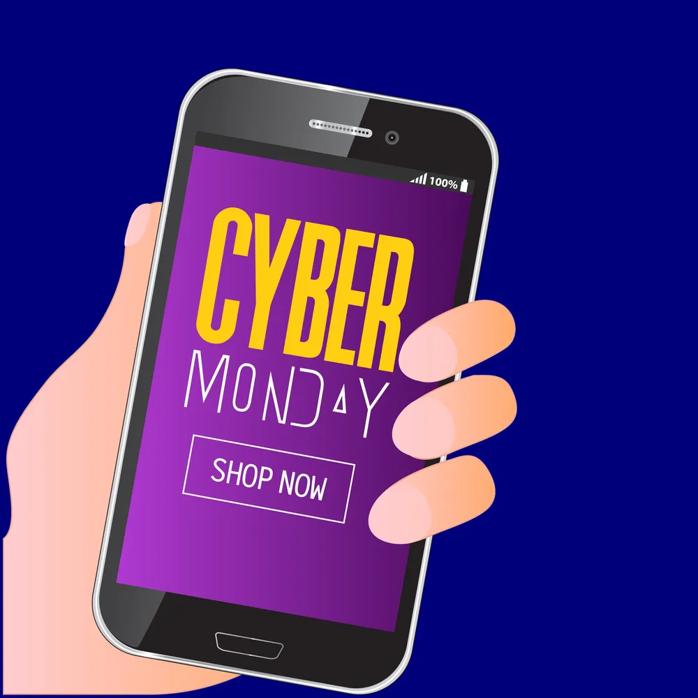 cyber monday sale background phone screen icon 