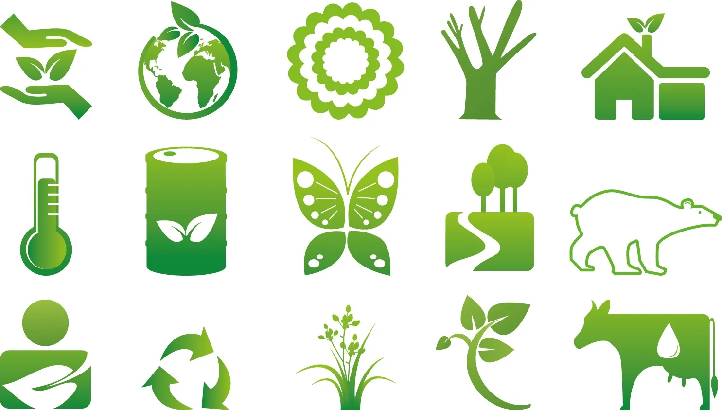 Environmental icons 