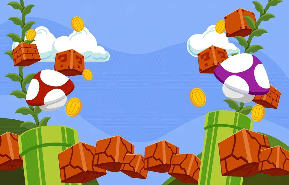 Mushroom Land Background