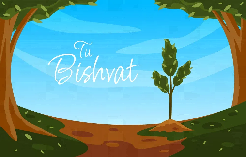 Tu Bishvat Template Background