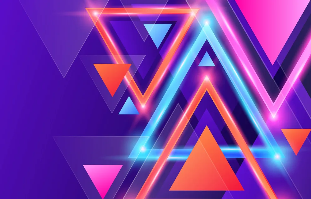 Triangular Gradient Light background