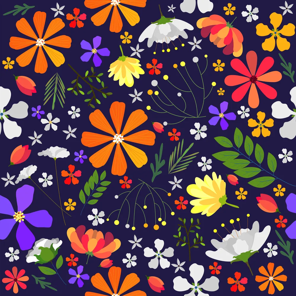 Floral Seamless Background Concept