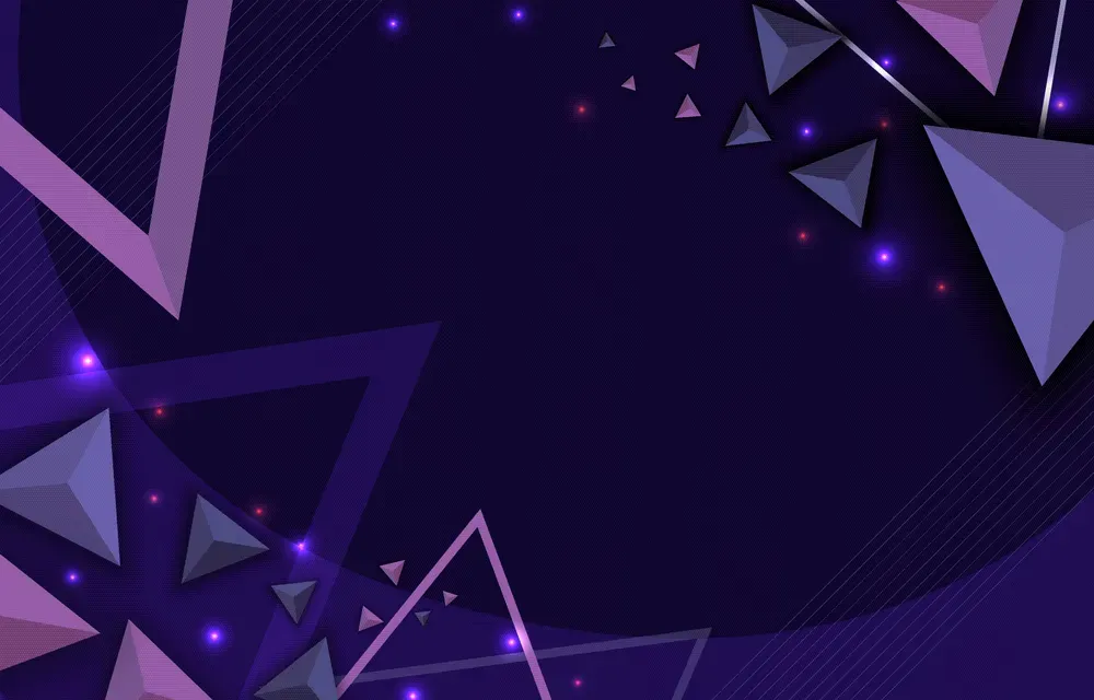 Triangle Black Background