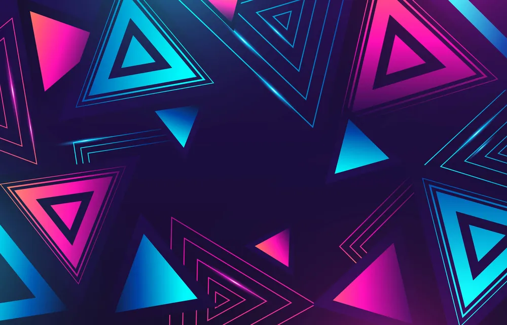 Triangular Gradient Background