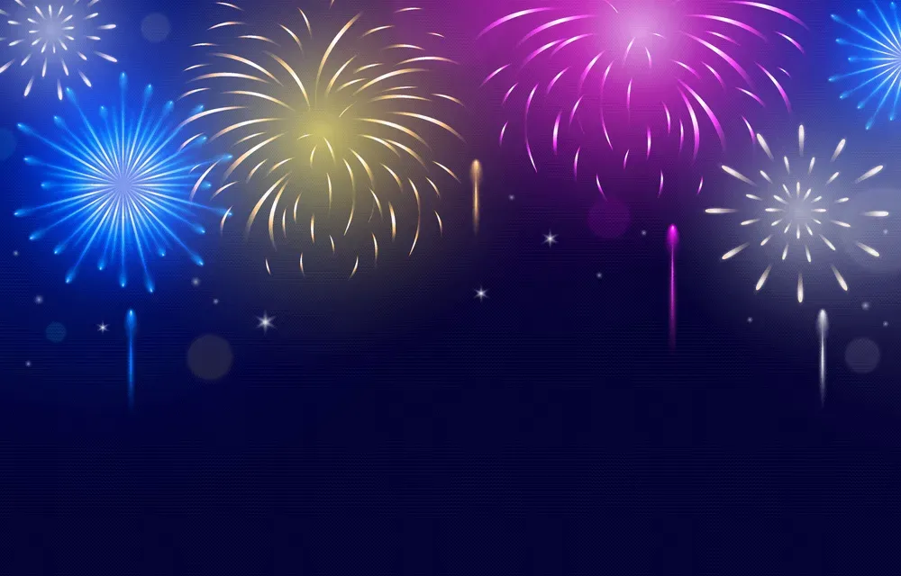Fireworks Festivity Background