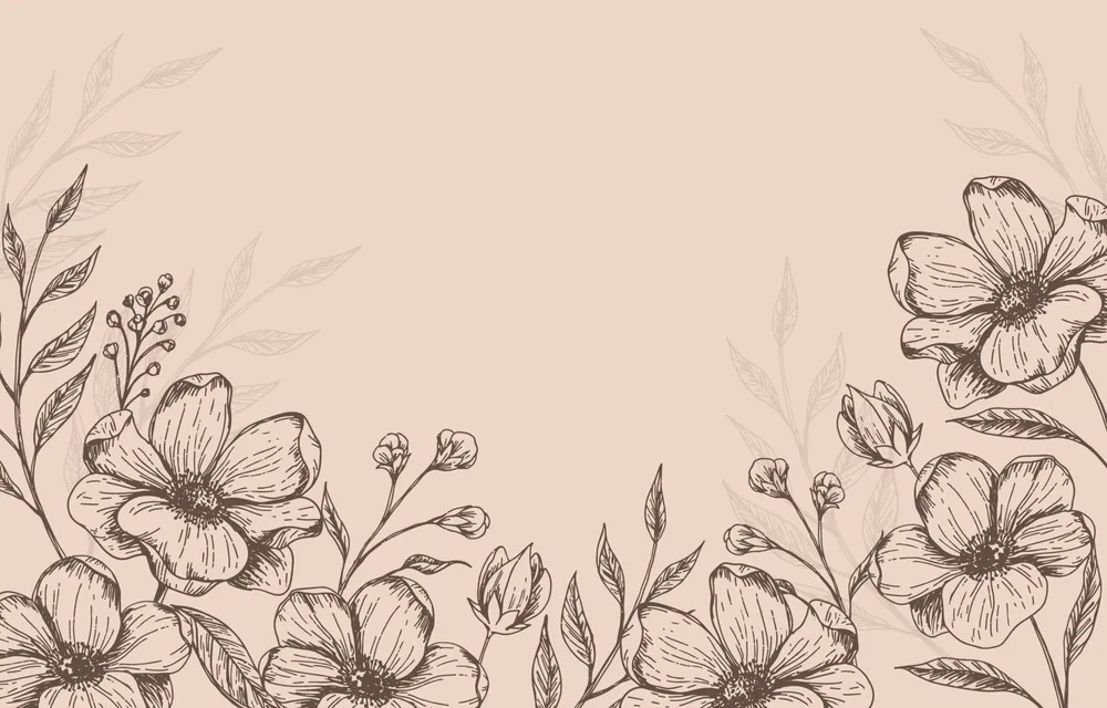 Handdrawn Floral Background
