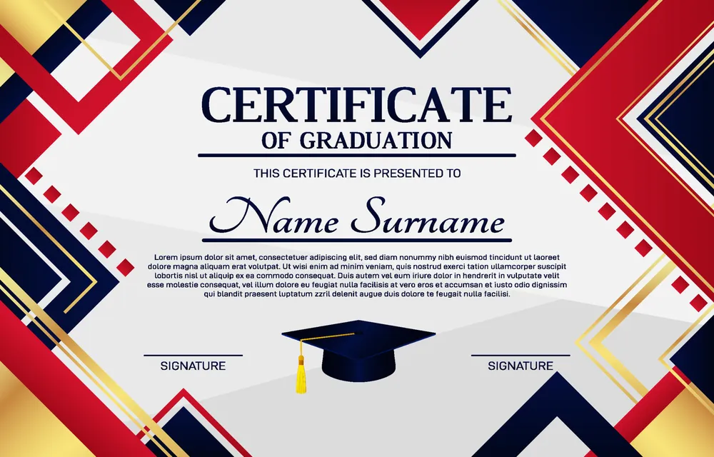 Graduation Certificate Background