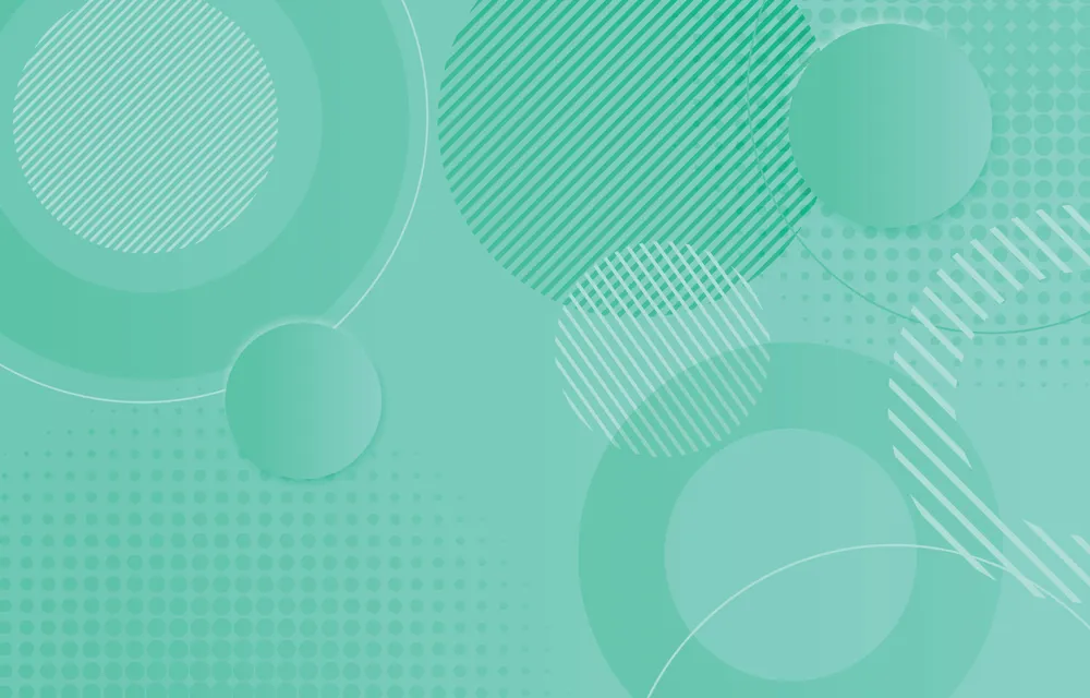 Geometric Mint Green Background