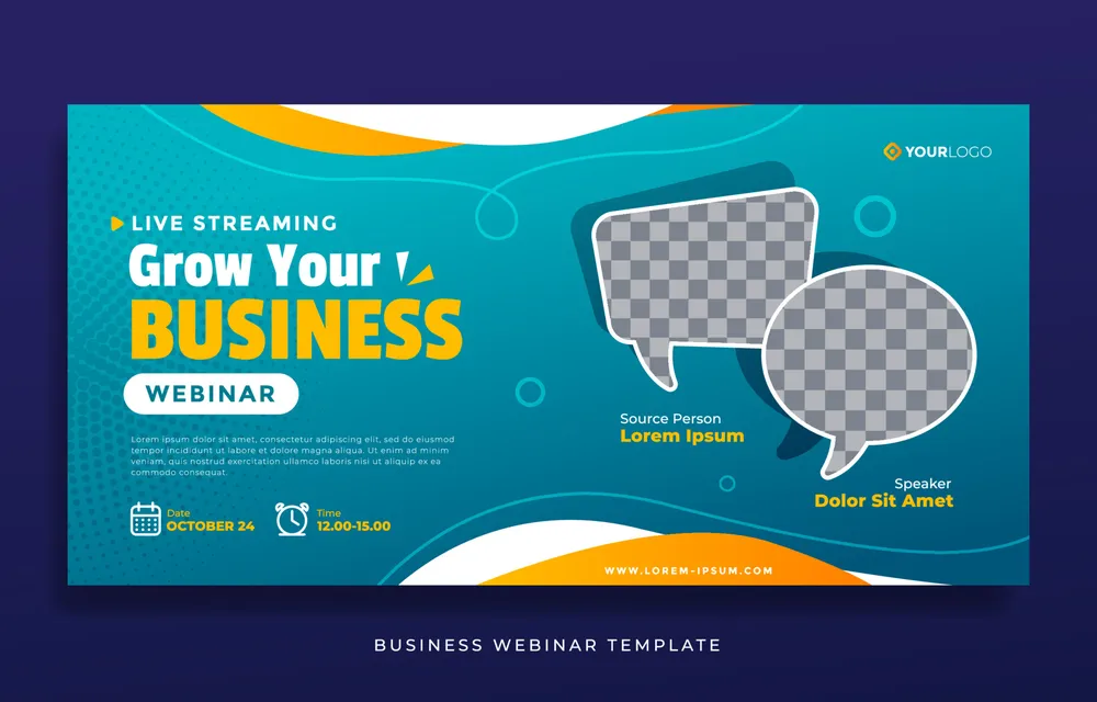 Business Webinar Poster Background