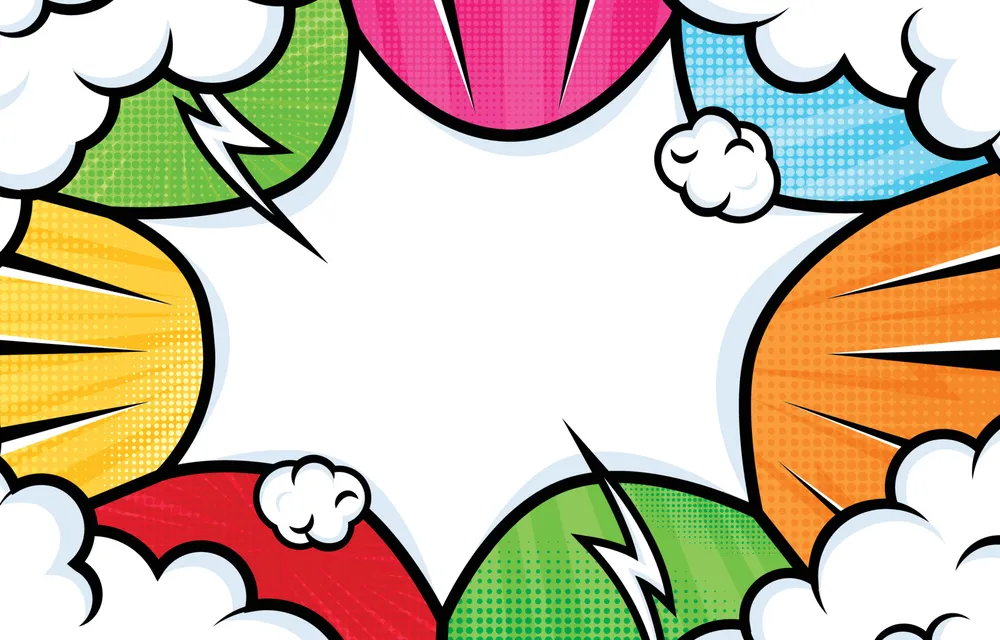 Colorfull Pop Art Background